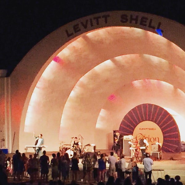 Photo taken at Levitt Shell by Jessica T. on 9/5/2015