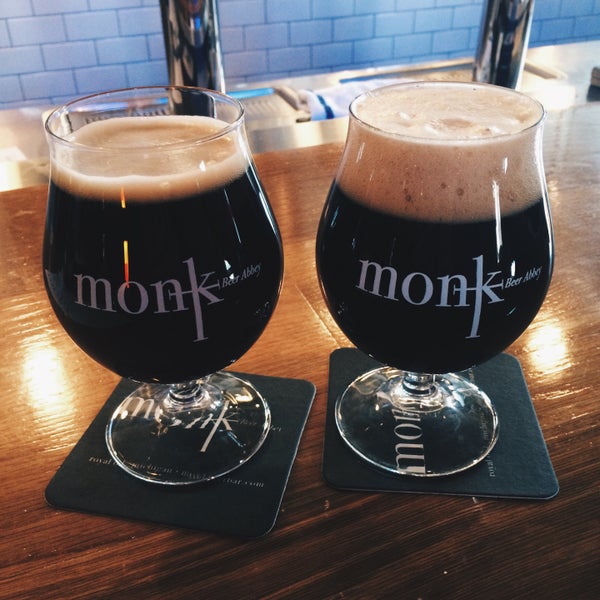 Photo taken at Monk Beer Abbey by Taylor P. on 4/25/2015