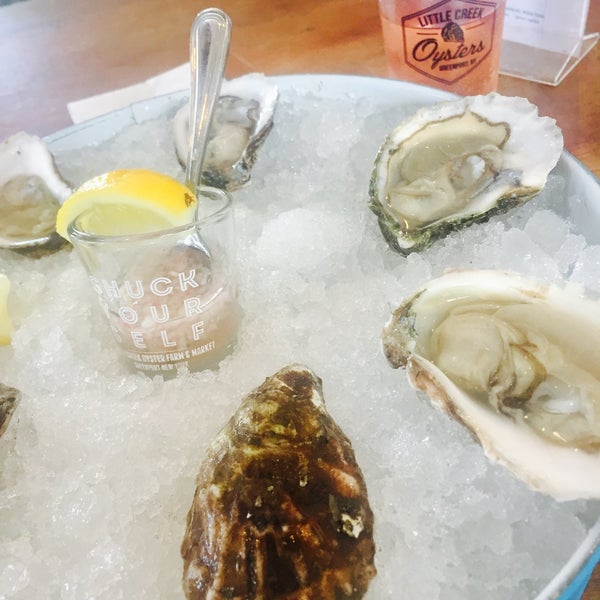 Lots of local charm! Delicious fresh oysters and local beer & wine!