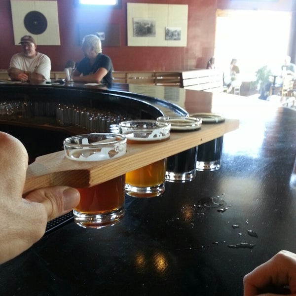 Photo taken at Plank Town Brewing Company by Nate H. on 7/20/2013