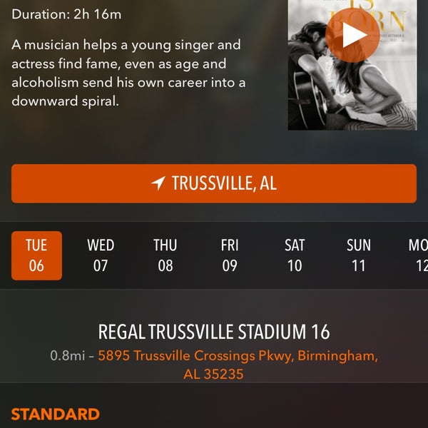 Regal Trussville Movie Theater in Birmingham