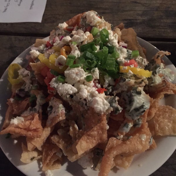 I had the Greek Shrimp Nachos app as a meal and had so barely made a dent! Very delicious.