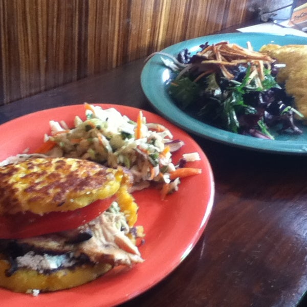 Photo taken at Pica Pica Arepa Kitchen by Carla I. on 4/28/2013