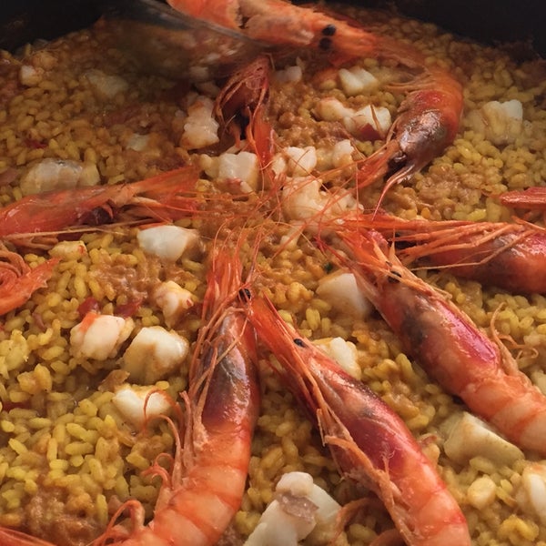 Arroz de pescado y gambas