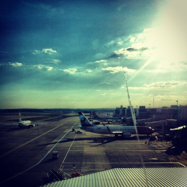Photo taken at London Gatwick Airport (LGW) by Emilie S. on 5/26/2013
