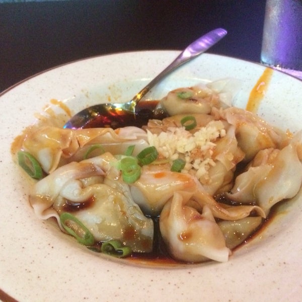 Pork wontons in chili oil! Also, fish and eggplant casserole is good too.