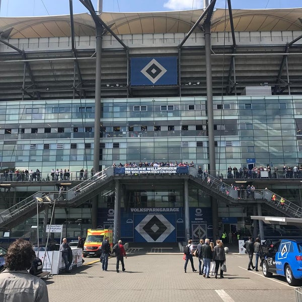 Photo taken at Volksparkstadion by Lucky R. on 5/7/2017