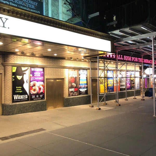 Photo taken at Shubert Alley by Christopher S. on 2/1/2020