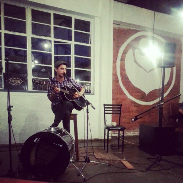 Photo taken at The Factory Cafe by Kyle F. on 12/13/2012