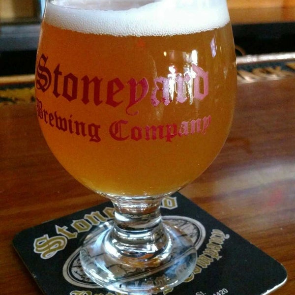 Photo taken at Stoneyard Brewing Company by Jason M. on 8/6/2017