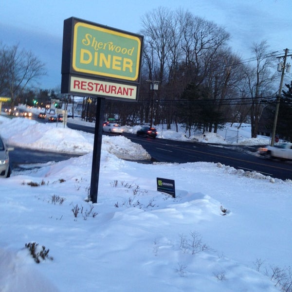 Photo taken at Sherwood Diner by Joseph A. on 2/10/2013
