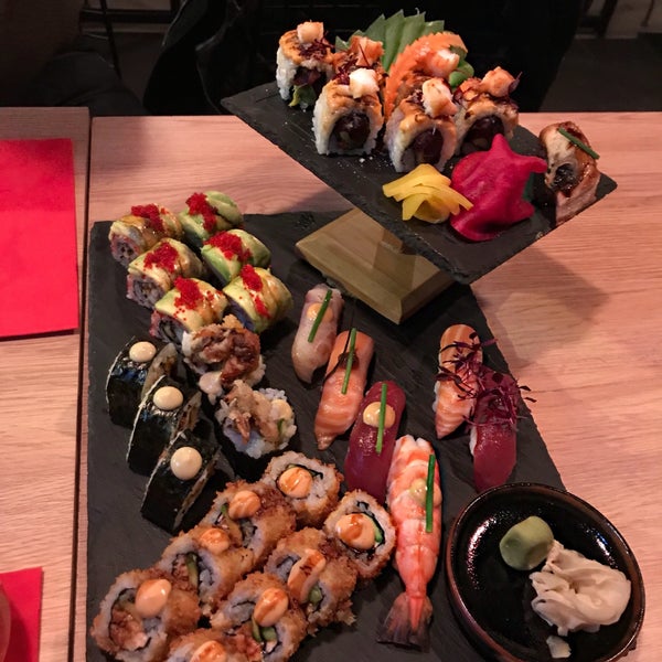 Photo taken at Sushi Lab by Aylin K. on 3/2/2018