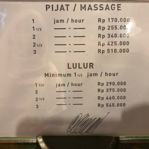 Bersih Sehat Spa In Menteng