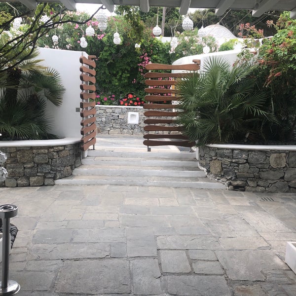 Photo taken at Belvedere Hotel Mykonos by maria c. on 5/22/2019