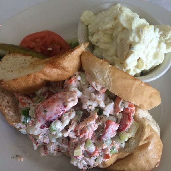 I had the lobster roll. It did not disappoint! My husband had the Caesar salad with grilled tuna and he loved that as well!