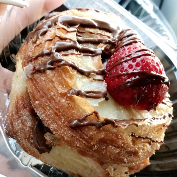 Photo taken at SK Donuts &amp; Croissants by Kat Y. on 9/13/2019