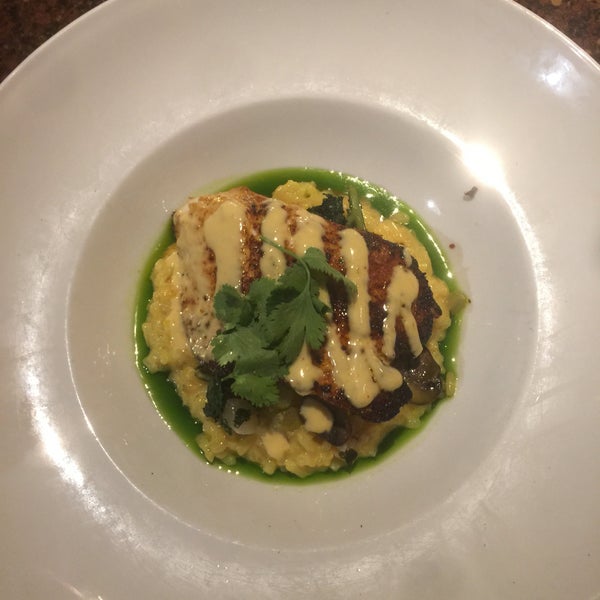 So I finally came for dinner service and it did NOT disappoint. The seared butterfish with saffron aioli and risotto was simple and amazing. I had the ravioli, clean lightly seasoned. Perfection.
