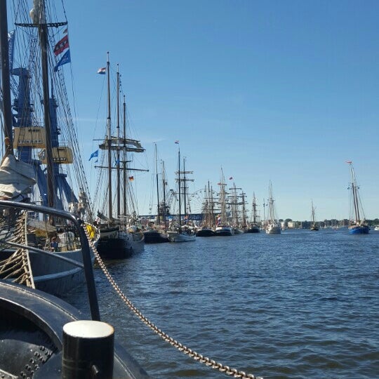 Photo taken at Hanse Sail Rostock by Florian D. on 8/9/2015