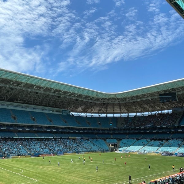 Photo taken at Arena do Grêmio by Amanda F. on 11/26/2023