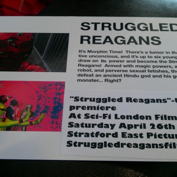 Photo taken at Stratford Picturehouse by Gregg B. on 4/26/2014