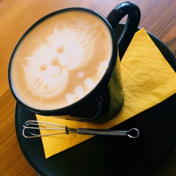 Pisicik sevenlere latte tavsiyesi :)