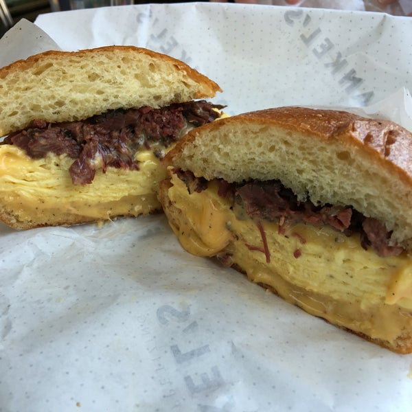 So happy to see the deli tradition continued. Try the Reuben, pastrami, egg, and cheese, and No. 1 bagel combo with pastrami lox.