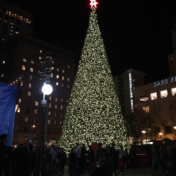Photo taken at Union Square by Brad W. on 12/24/2014