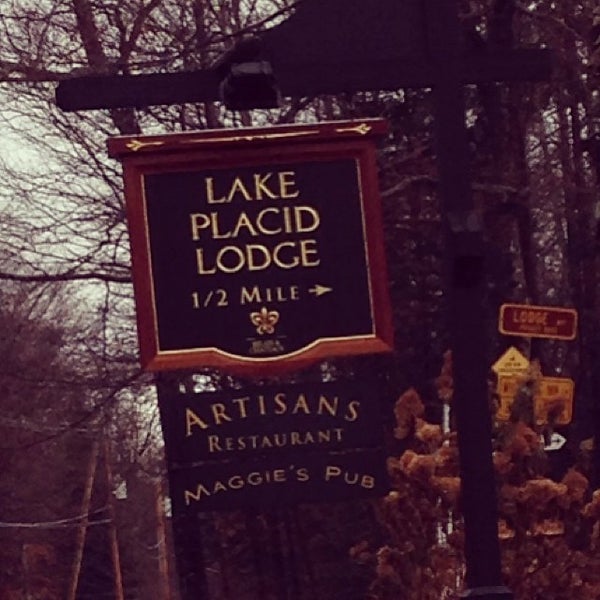 Foto tirada no(a) Lake Placid Lodge por William K. em 11/10/2013
