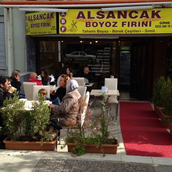 Photo taken at Alsancak Boyoz Fırını by Sinan &amp; Sinan on 1/19/2014