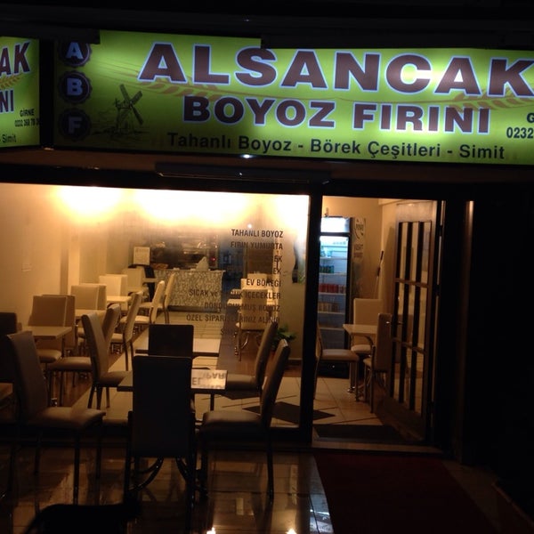Photo taken at Alsancak Boyoz Fırını by Sinan &amp; Sinan on 1/19/2014