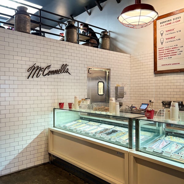 Photo taken at McConnell&#39;s Fine Ice Creams by Wilson Y. on 3/12/2022
