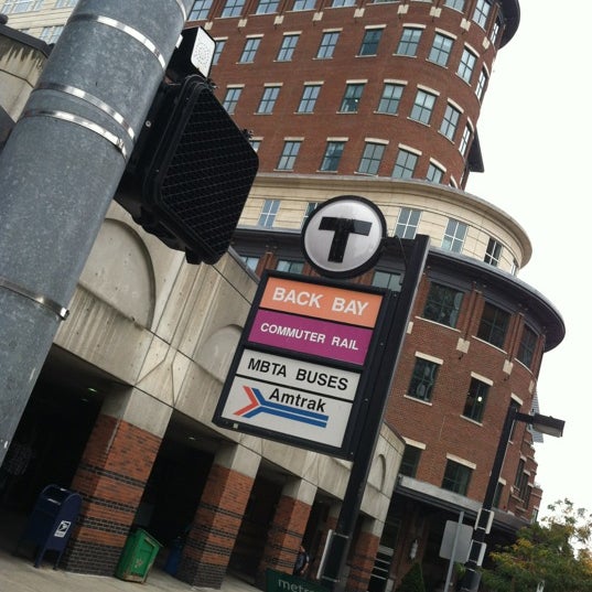 Back Bay Amtrak Station Directions Mbta Back Bay Station (Bby) - Metro Station In South End