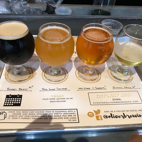 Photo taken at oliver brewing co by Nick M. on 6/17/2018