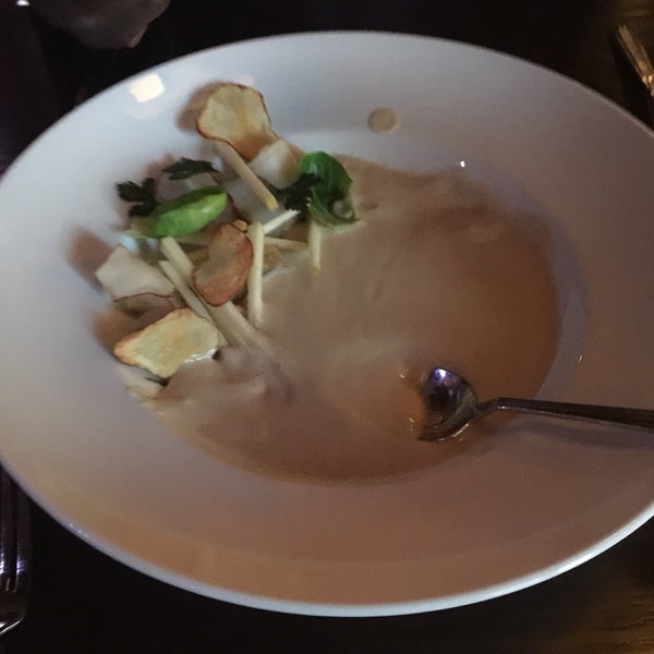 The atmosphere is great for a date night or a good conversation.The artichoke soup was amazing but there was not a lot of dinner selection.Authentic food but smaller proportions.Awesome infused vodka