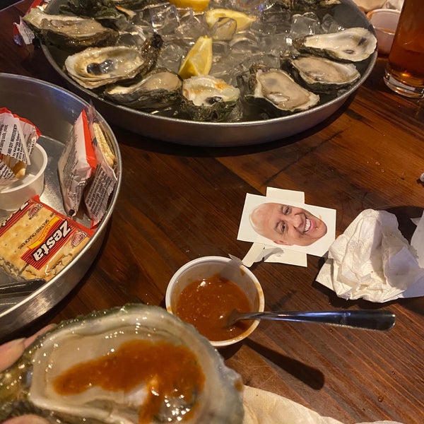 Photo taken at Cooter Brown&#39;s Tavern &amp; Oyster Bar by Sugar on 4/3/2021