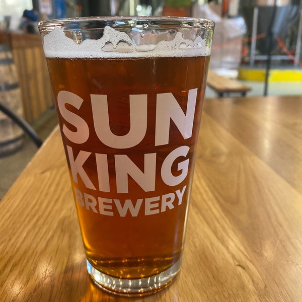 Das Foto wurde bei Sun King Brewery von Sugar am 6/23/2021 aufgenommen