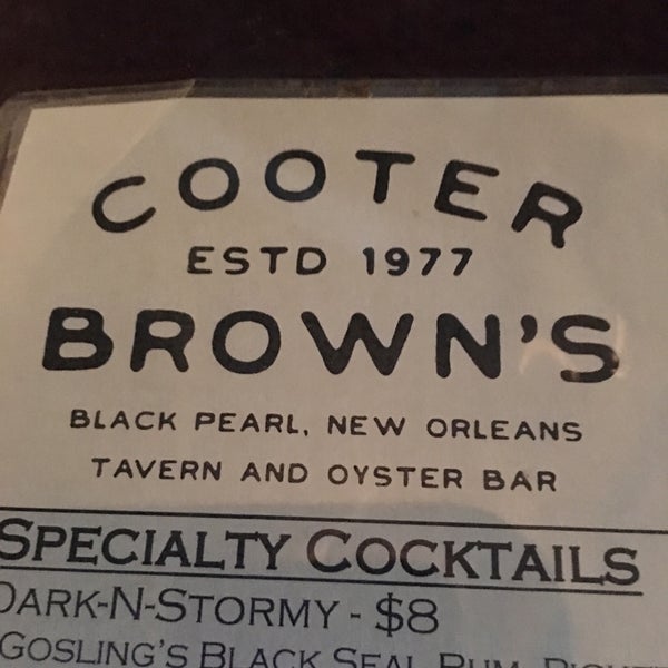 Photo taken at Cooter Brown&#39;s Tavern &amp; Oyster Bar by Sugar on 9/28/2018