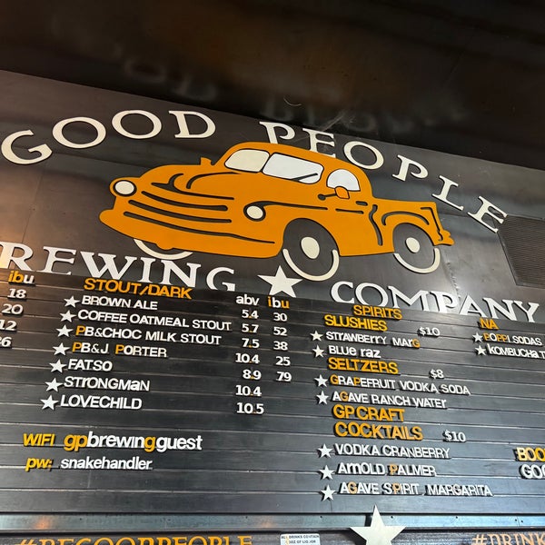Photo taken at Good People Brewing Company by Sugar on 2/20/2024