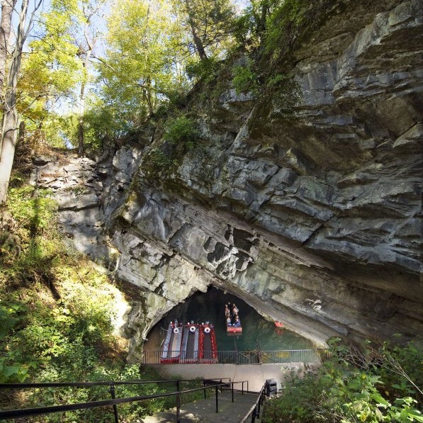 Photo taken at Penn&#39;s Cave by Penn&#39;s Cave on 3/19/2015