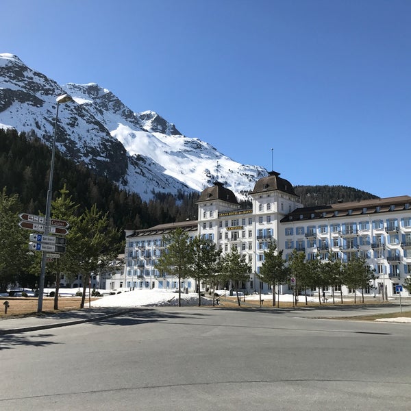 Photo taken at Kempinski Grand Hotel des Bains by Edmund T. on 4/24/2018