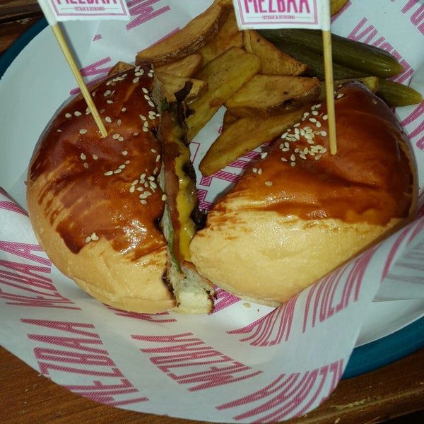Photo taken at MEZBAA Steak&amp;Burger by Öznur on 2/9/2019