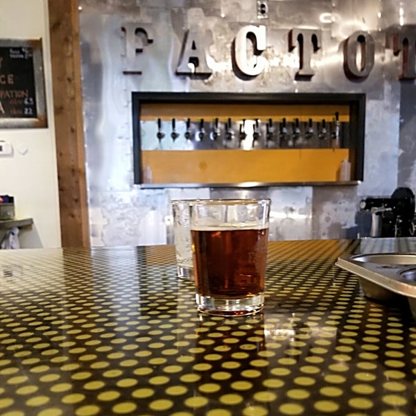 Photo taken at Factotum Brewhouse by Steve W. on 7/22/2018