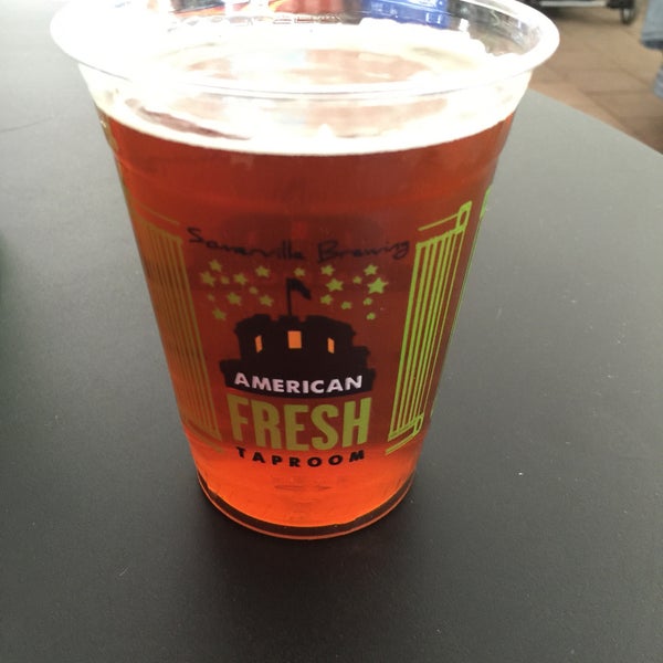 Photo taken at American Fresh Beer Garden by Laci L. on 1/21/2015