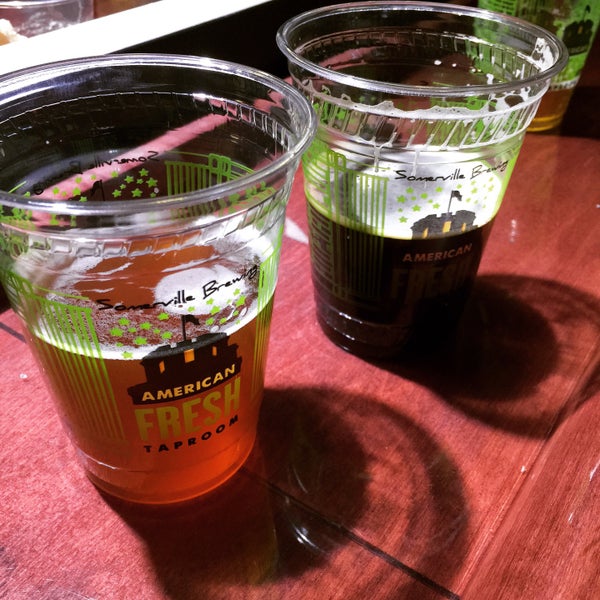 Photo taken at American Fresh Beer Garden by Laci L. on 1/31/2015