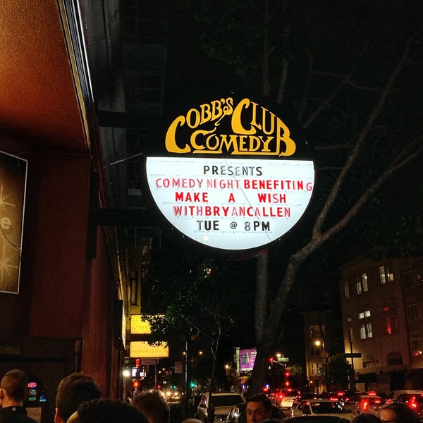 Photo taken at Cobb&#39;s Comedy Club by Nicholas M. on 2/26/2020