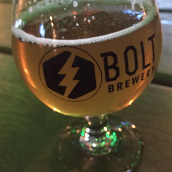 Photo taken at Bolt Brewery by Conrad &amp; Jenn R. on 3/11/2018