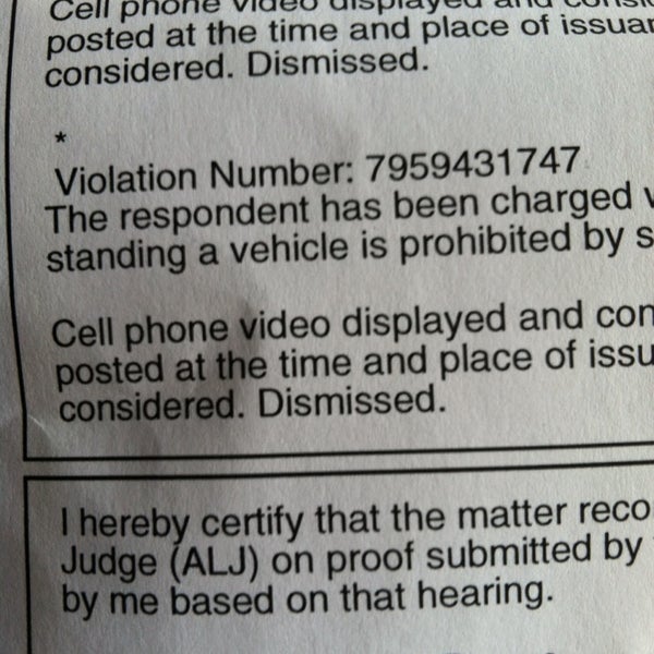Parking Violations Center St. Staten Island, NY