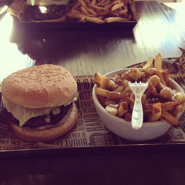 In love with the Blue Burger & Poutine!! :)