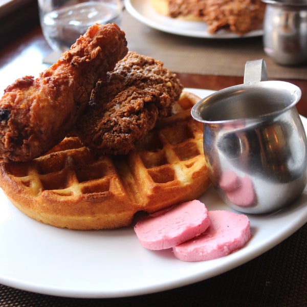 Great chicken and waffles and the cappuccino was divine!