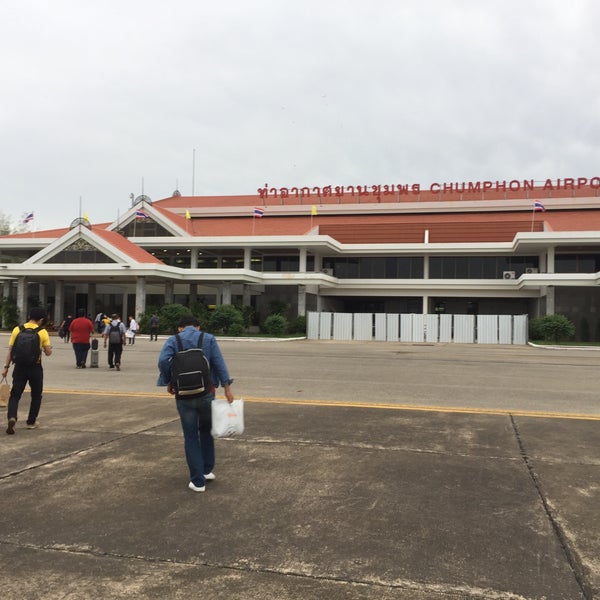 Photo taken at Chumphon Airport (CJM) by James M. on 7/6/2019